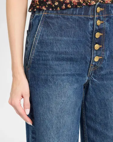 Ulla Johnson The Jasmine Low-Rise Jeans | Thumbnail 5 Ulla Johnson The Jasmine Low-Rise Jeans | Thumbnail 5