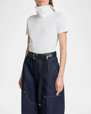 Givenchy Cotton Poplin Stand-Collar Top | Thumbnail 4 Givenchy Cotton Poplin Stand-Collar Top | Thumbnail 4