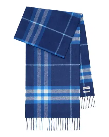 Burberry Men's Check Cashmere Scarf | Thumbnail 1 Burberry Men's Check Cashmere Scarf | Thumbnail 1