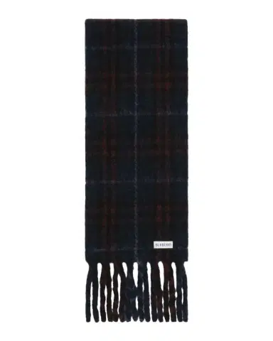 Burberry Men's Narrow Check Alpaca Wool-Blend Scarf | Thumbnail 1 Burberry Men's Narrow Check Alpaca Wool-Blend Scarf | Thumbnail 1