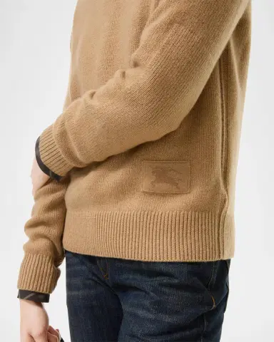 Burberry Constance Cashmere Crewneck Sweater | Thumbnail 3 Burberry Constance Cashmere Crewneck Sweater | Thumbnail 3