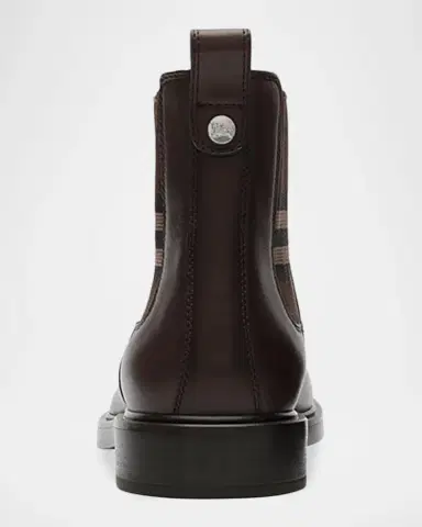 Burberry Men's Pembroke Chelsea Boots | Thumbnail 4 Burberry Men's Pembroke Chelsea Boots | Thumbnail 4