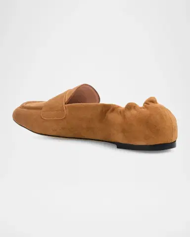 Stuart Weitzman Bryant Elasticized-Back Suede Loafers | Thumbnail 4 Stuart Weitzman Bryant Elasticized-Back Suede Loafers | Thumbnail 4