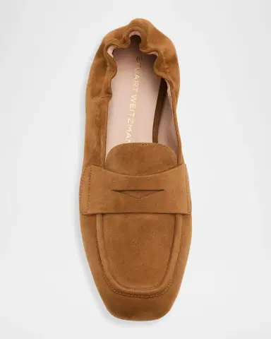 Stuart Weitzman Bryant Elasticized-Back Suede Loafers | Thumbnail 5 Stuart Weitzman Bryant Elasticized-Back Suede Loafers | Thumbnail 5