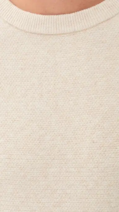 Faherty Jackson Crew Sweater Ivory Sky Feeder M | Thumbnail 6 Faherty Jackson Crew Sweater Ivory Sky Feeder M | Thumbnail 6