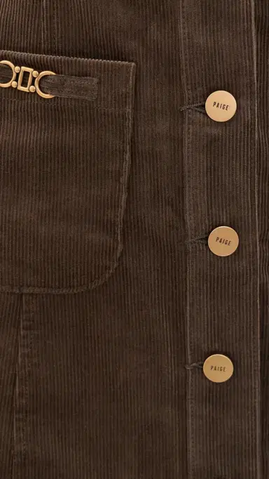 PAIGE Clementine Corduroy Dress Fern | Thumbnail 6 PAIGE Clementine Corduroy Dress Fern | Thumbnail 6