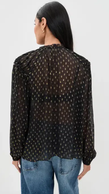Ulla Johnson Elspen Silk Blouse | Thumbnail 3 Ulla Johnson Elspen Silk Blouse | Thumbnail 3