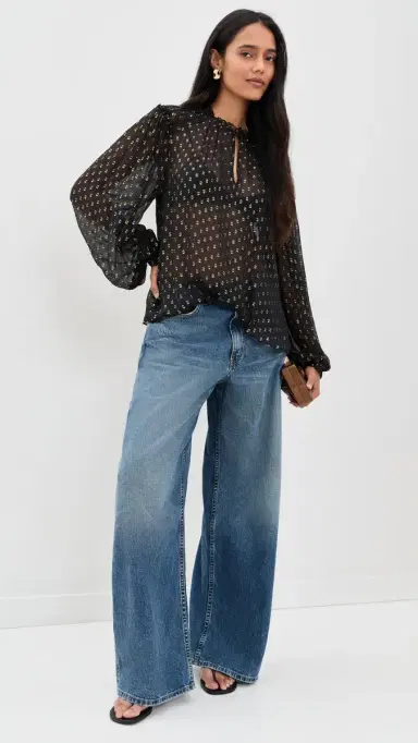Ulla Johnson Elspen Silk Blouse | Thumbnail 5 Ulla Johnson Elspen Silk Blouse | Thumbnail 5