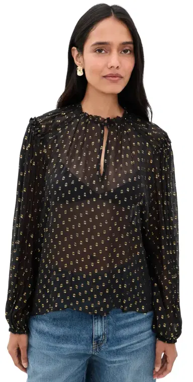 Ulla Johnson Elspen Silk Blouse | Thumbnail 1 Ulla Johnson Elspen Silk Blouse | Thumbnail 1