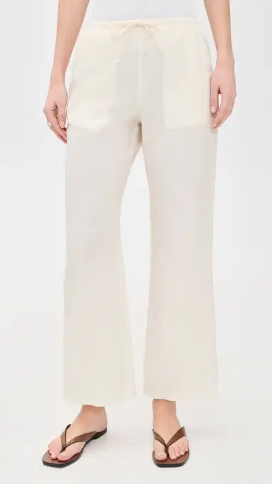 Marine Layer inen Drawstring Pants Antique White | Thumbnail 2 Marine Layer inen Drawstring Pants Antique White | Thumbnail 2