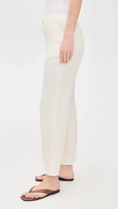 Marine Layer inen Drawstring Pants Antique White | Thumbnail 4 Marine Layer inen Drawstring Pants Antique White | Thumbnail 4