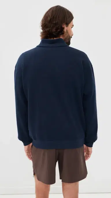 Beyond Yoga uxefleece Half Zip Pullover Nocturnal Navy | Thumbnail 3 Beyond Yoga uxefleece Half Zip Pullover Nocturnal Navy | Thumbnail 3
