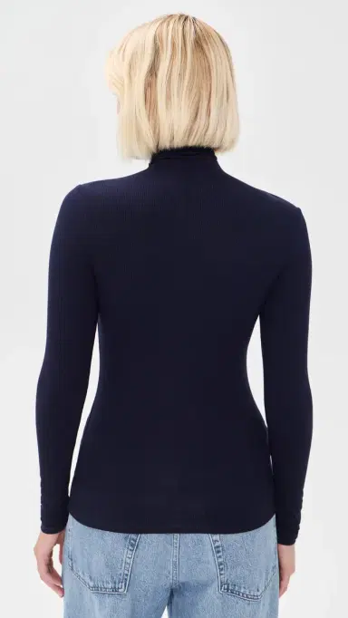 Joe's Jeans The Tony ong Sleeve Top Rich Navy | Thumbnail 3 Joe's Jeans The Tony ong Sleeve Top Rich Navy | Thumbnail 3