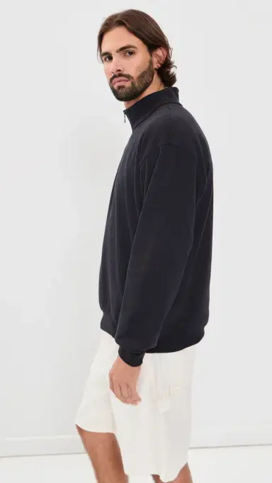 Beyond Yoga uxefleece Half Zip Pullover Black | Thumbnail 4 Beyond Yoga uxefleece Half Zip Pullover Black | Thumbnail 4