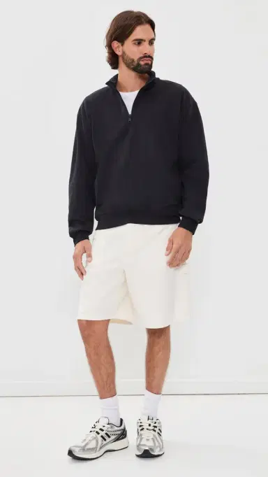 Beyond Yoga uxefleece Half Zip Pullover Black | Thumbnail 5 Beyond Yoga uxefleece Half Zip Pullover Black | Thumbnail 5