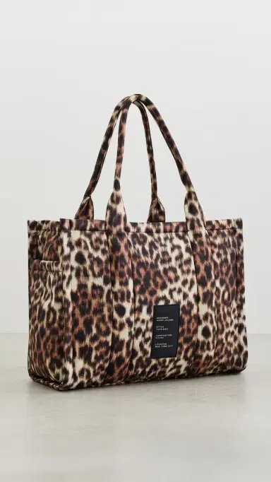 Marc Jacobs The Large Puffy Tote Bag Brown Multi One Size | Thumbnail 4 Marc Jacobs The Large Puffy Tote Bag Brown Multi One Size | Thumbnail 4