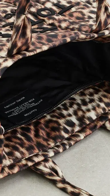 Marc Jacobs The Large Puffy Tote Bag Brown Multi One Size | Thumbnail 6 Marc Jacobs The Large Puffy Tote Bag Brown Multi One Size | Thumbnail 6