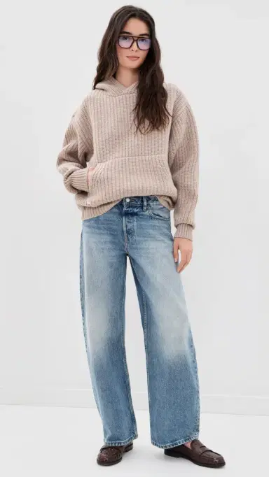 Hommegirls Chunky Knit Hoodie | Thumbnail 5 Hommegirls Chunky Knit Hoodie | Thumbnail 5