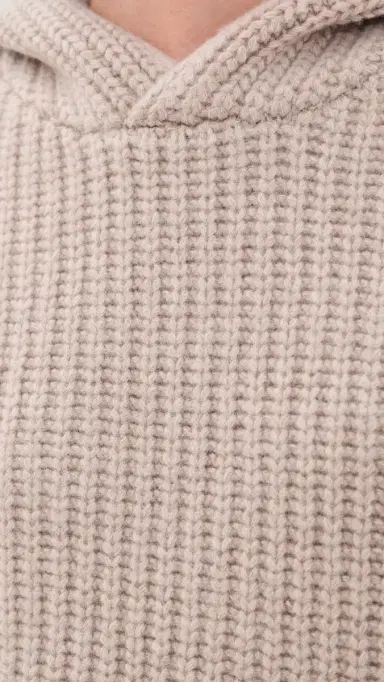 Hommegirls Chunky Knit Hoodie | Thumbnail 6 Hommegirls Chunky Knit Hoodie | Thumbnail 6