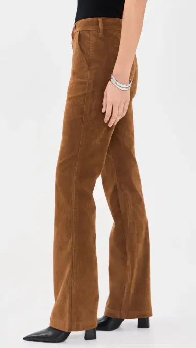 Joe's Jeans The Faux Suede Inez Trousers Chestnut | Thumbnail 4 Joe's Jeans The Faux Suede Inez Trousers Chestnut | Thumbnail 4