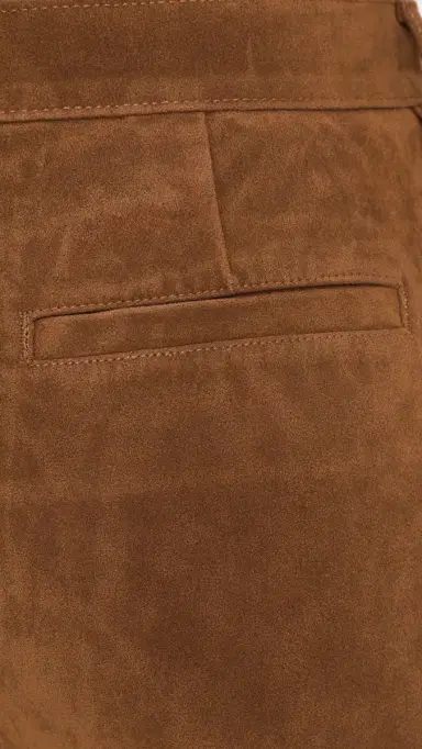 Joe's Jeans The Faux Suede Inez Trousers Chestnut | Thumbnail 6 Joe's Jeans The Faux Suede Inez Trousers Chestnut | Thumbnail 6