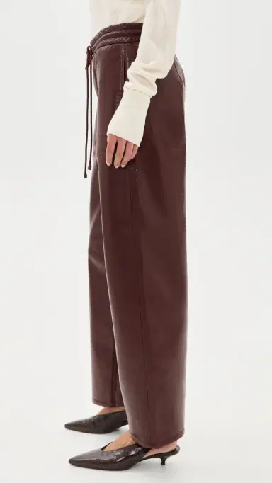 Citizens of Humanity Rework Pull On Pants Burgundy | Thumbnail 4 Citizens of Humanity Rework Pull On Pants Burgundy | Thumbnail 4