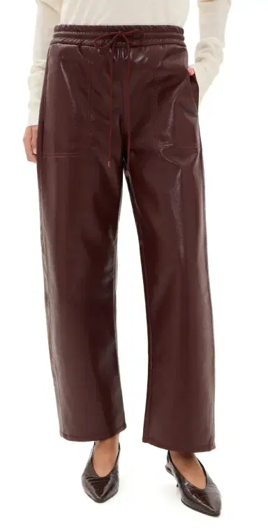 Citizens of Humanity Rework Pull On Pants Burgundy | Thumbnail 1 Citizens of Humanity Rework Pull On Pants Burgundy | Thumbnail 1