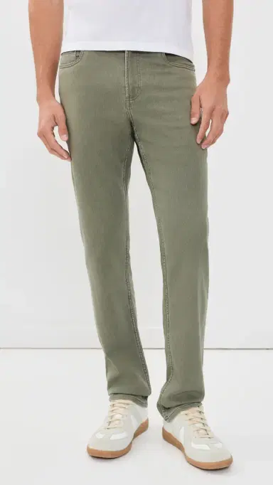 Faherty Stretch Terry 5-Pocket Pants Island Olive | Thumbnail 2 Faherty Stretch Terry 5-Pocket Pants Island Olive | Thumbnail 2