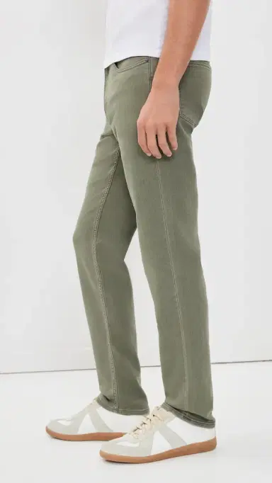Faherty Stretch Terry 5-Pocket Pants Island Olive | Thumbnail 4 Faherty Stretch Terry 5-Pocket Pants Island Olive | Thumbnail 4