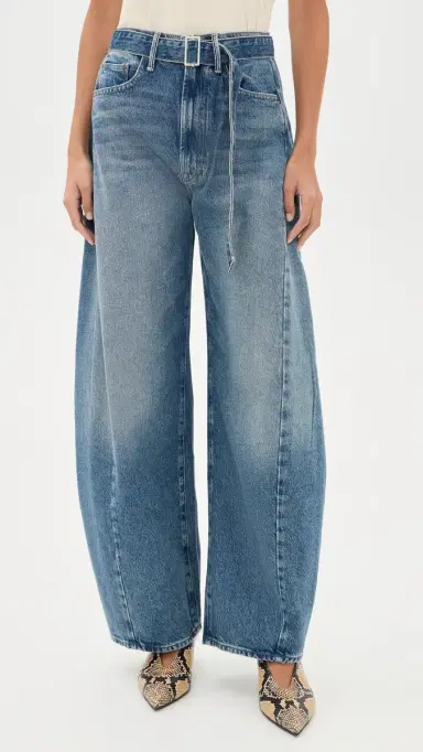 Mother The Belted Spoonful Nerdy Barrel Jeans Tootsie | Thumbnail 2 Mother The Belted Spoonful Nerdy Barrel Jeans Tootsie | Thumbnail 2