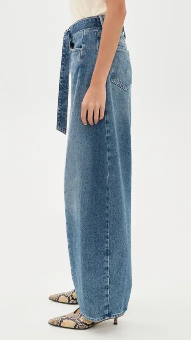 Mother The Belted Spoonful Nerdy Barrel Jeans Tootsie | Thumbnail 4 Mother The Belted Spoonful Nerdy Barrel Jeans Tootsie | Thumbnail 4