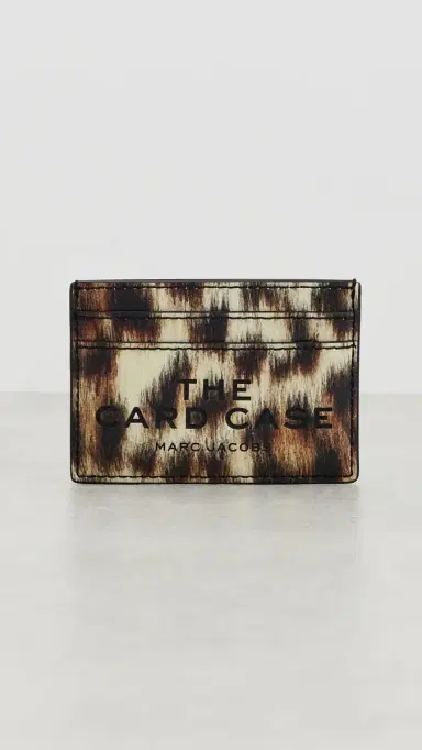 Marc Jacobs Leather Card Case Brown Multi One Size | Thumbnail 2 Marc Jacobs Leather Card Case Brown Multi One Size | Thumbnail 2