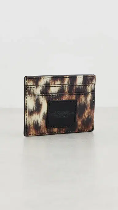 Marc Jacobs Leather Card Case Brown Multi One Size | Thumbnail 3 Marc Jacobs Leather Card Case Brown Multi One Size | Thumbnail 3