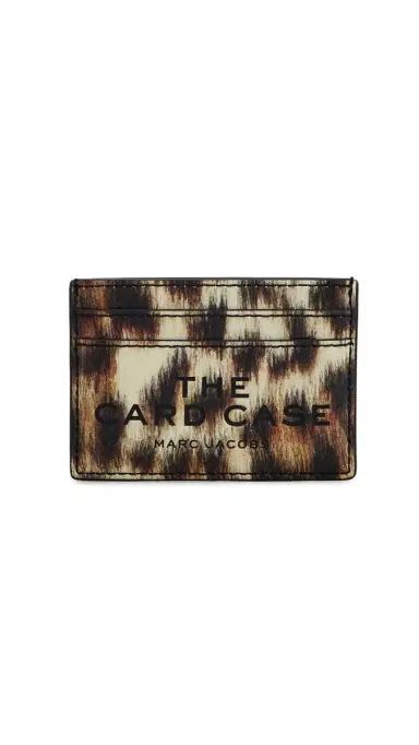 Marc Jacobs Leather Card Case Brown Multi One Size | Thumbnail 6 Marc Jacobs Leather Card Case Brown Multi One Size | Thumbnail 6