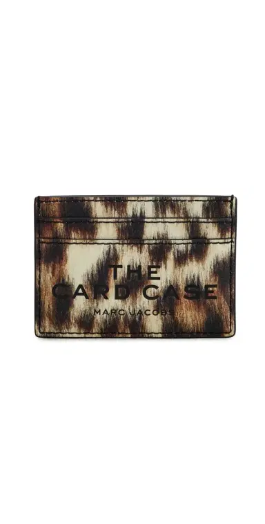 Marc Jacobs Leather Card Case Brown Multi One Size | Thumbnail 1 Marc Jacobs Leather Card Case Brown Multi One Size | Thumbnail 1