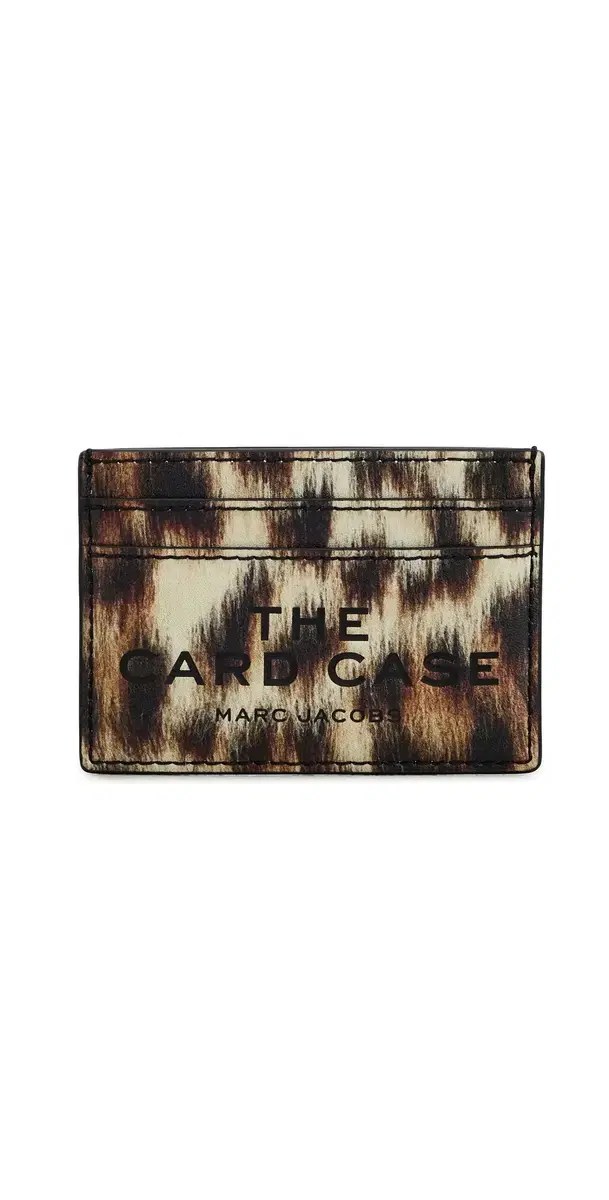 Leather Card Case Brown Multi One Size Leather Card Case Brown Multi One Size