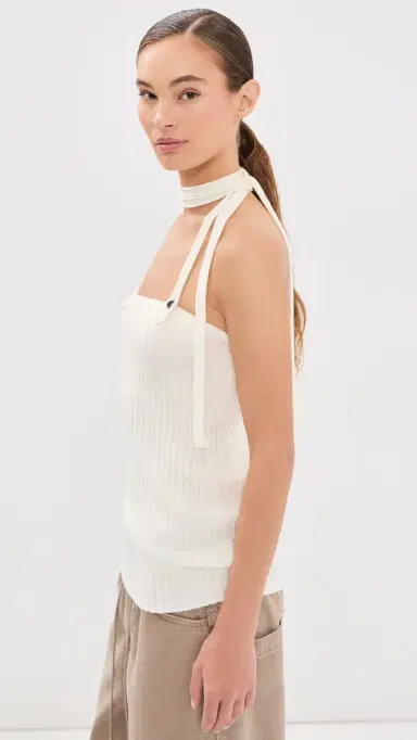 Aisling Camps Convertible Ribbed Knit Tank Top | Thumbnail 4 Aisling Camps Convertible Ribbed Knit Tank Top | Thumbnail 4