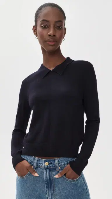 Roucha ala Wool Sweater Navy | Thumbnail 2 Roucha ala Wool Sweater Navy | Thumbnail 2