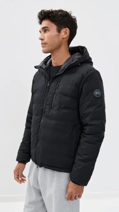 Canada Goose Lodge Black Disc Hooded Jacket | Thumbnail 4 Canada Goose Lodge Black Disc Hooded Jacket | Thumbnail 4
