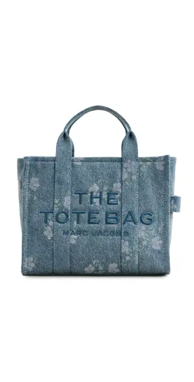 Marc Jacobs The Medium Denim Tote Bag Indigo Multi One Size | Thumbnail 1 Marc Jacobs The Medium Denim Tote Bag Indigo Multi One Size | Thumbnail 1