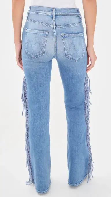 Mother The Fringe Desperado Sneak Western Jeans Saddle Up | Thumbnail 3 Mother The Fringe Desperado Sneak Western Jeans Saddle Up | Thumbnail 3
