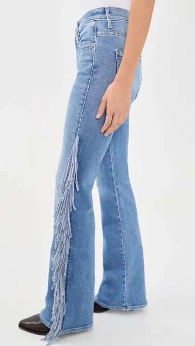 Mother The Fringe Desperado Sneak Western Jeans Saddle Up | Thumbnail 4 Mother The Fringe Desperado Sneak Western Jeans Saddle Up | Thumbnail 4
