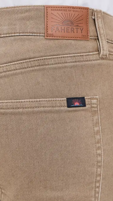 Faherty Stretch Terry Pants Desert Khaki | Thumbnail 6 Faherty Stretch Terry Pants Desert Khaki | Thumbnail 6