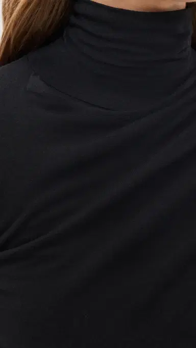 Enza Costa heer Bandana Turtleneck Tee Black | Thumbnail 6 Enza Costa heer Bandana Turtleneck Tee Black | Thumbnail 6