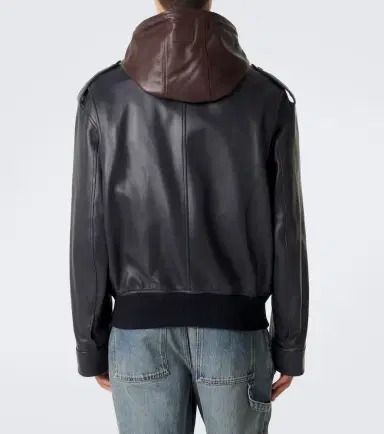 Loewe Hooded leather jacket | Thumbnail 8 Loewe Hooded leather jacket | Thumbnail 8