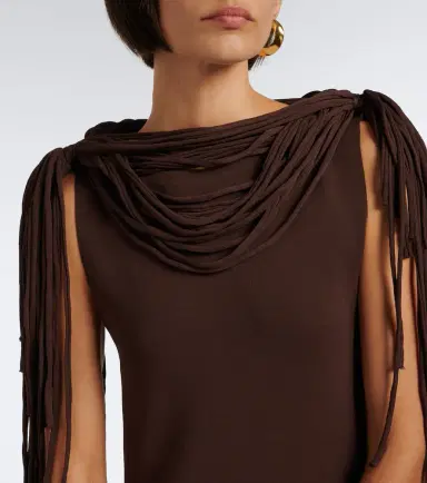 Altuzarra Fringed jersey maxi dress | Thumbnail 5 Altuzarra Fringed jersey maxi dress | Thumbnail 5