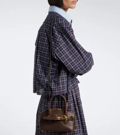 Miu Miu Aventure Mini leather top-handle bag | Thumbnail 7 Miu Miu Aventure Mini leather top-handle bag | Thumbnail 7