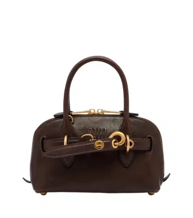 Miu Miu Aventure Mini leather top-handle bag | Thumbnail 1 Miu Miu Aventure Mini leather top-handle bag | Thumbnail 1