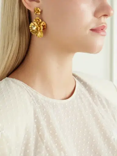 Jennifer Behr Samara Gold-plated Earrings | Thumbnail 2 Jennifer Behr Samara Gold-plated Earrings | Thumbnail 2
