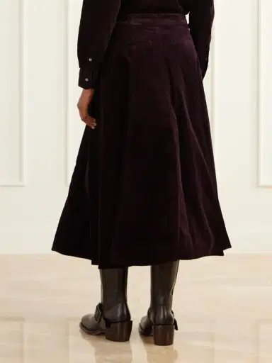 Polo Ralph Lauren Cotton-corduroy Midi Skirt | Thumbnail 4 Polo Ralph Lauren Cotton-corduroy Midi Skirt | Thumbnail 4